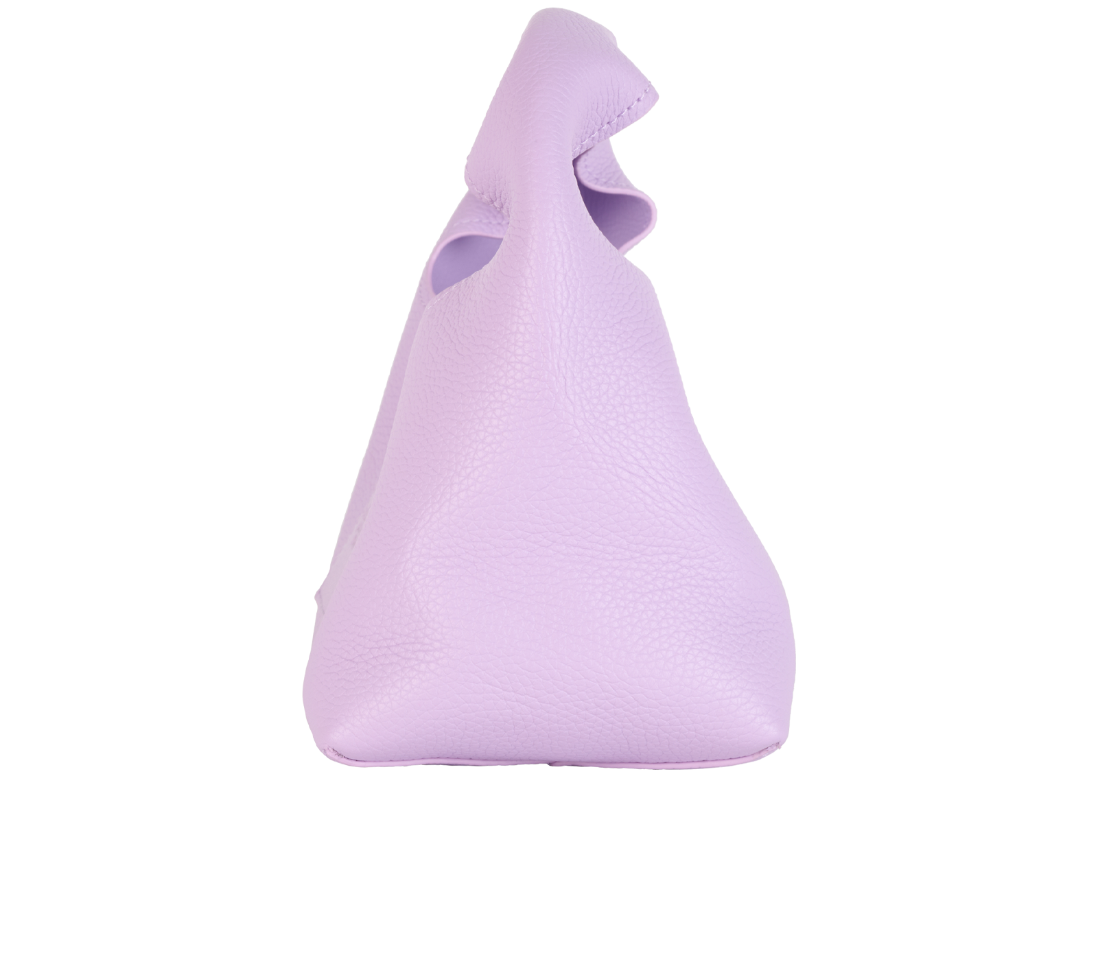 The Mini Sack Bag, &pound;170, Handbags, Purple, Leather, Side view